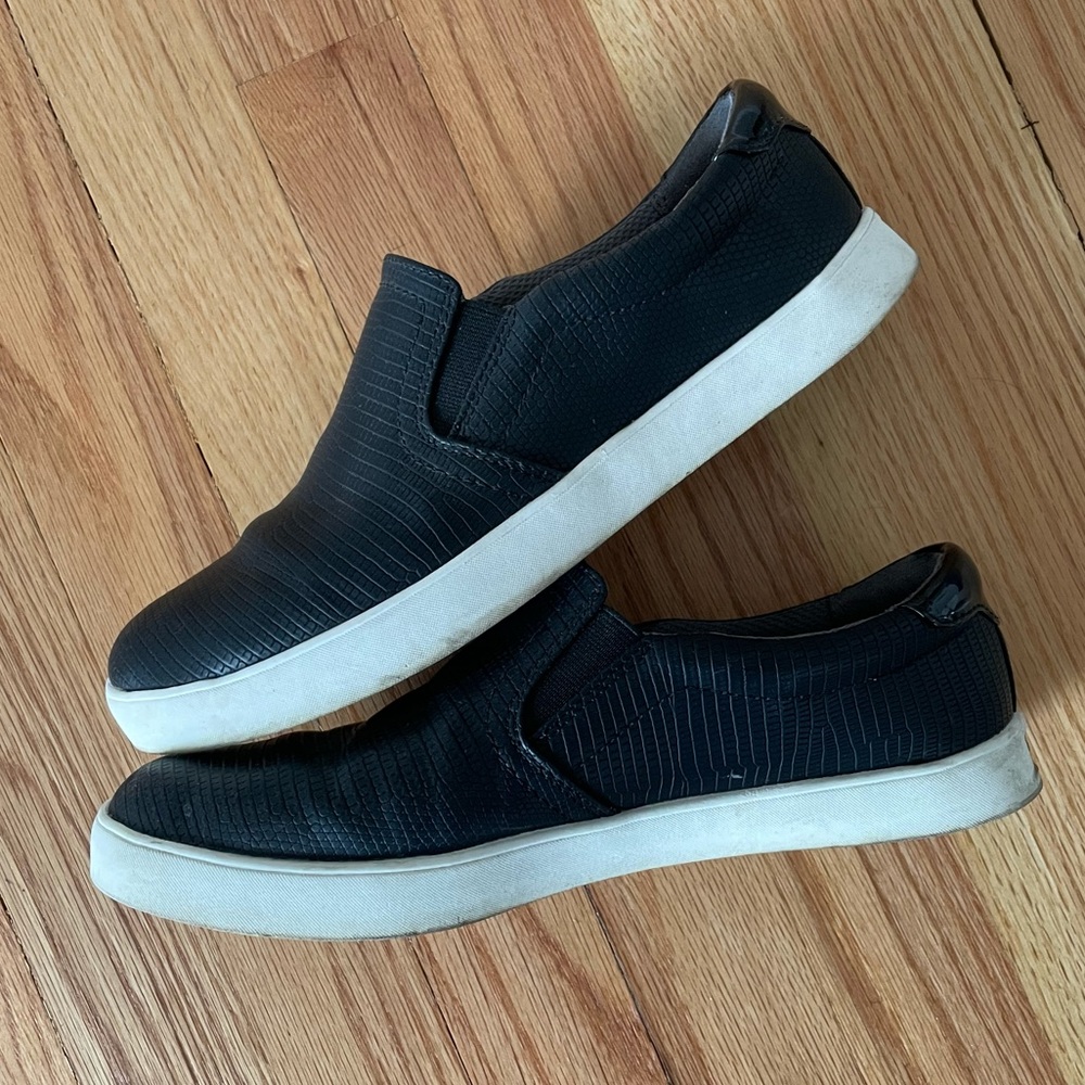 Dr Scholls Slip on Black Slip on Sneakers